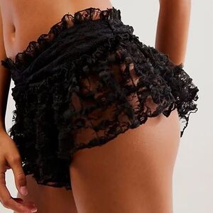 New Free People Lace Micro Shorts